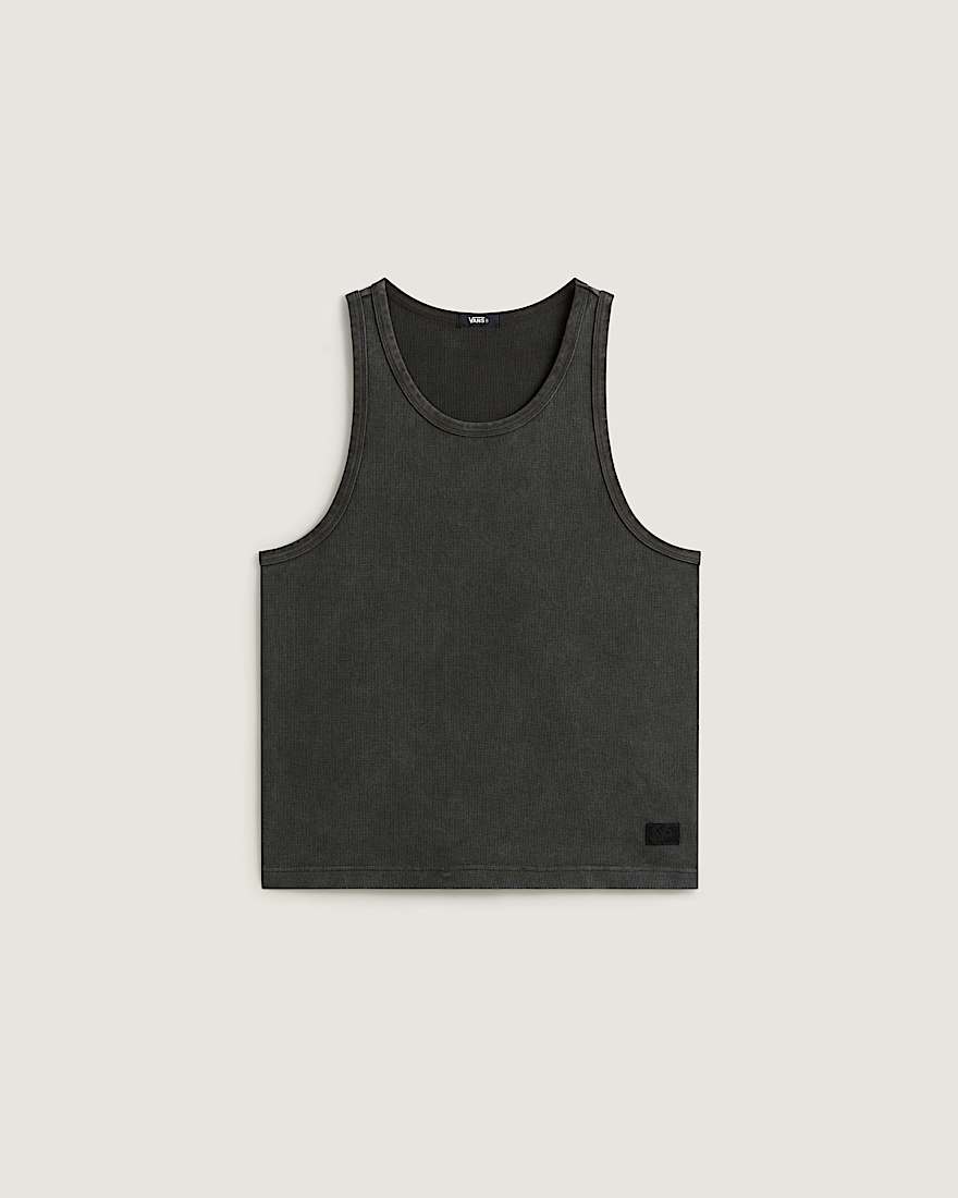 Premium Waffle Tanktop VANS Schwarz HERO