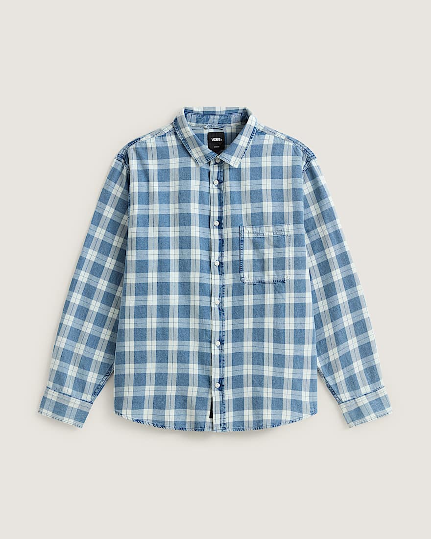 Lawson Solid Oxford Langarmhemd VANS Blau HERO