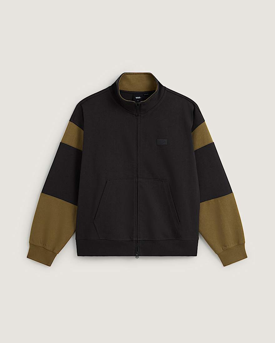 Retro Sport Mock Neck Full Zip VANS Schwarz HERO