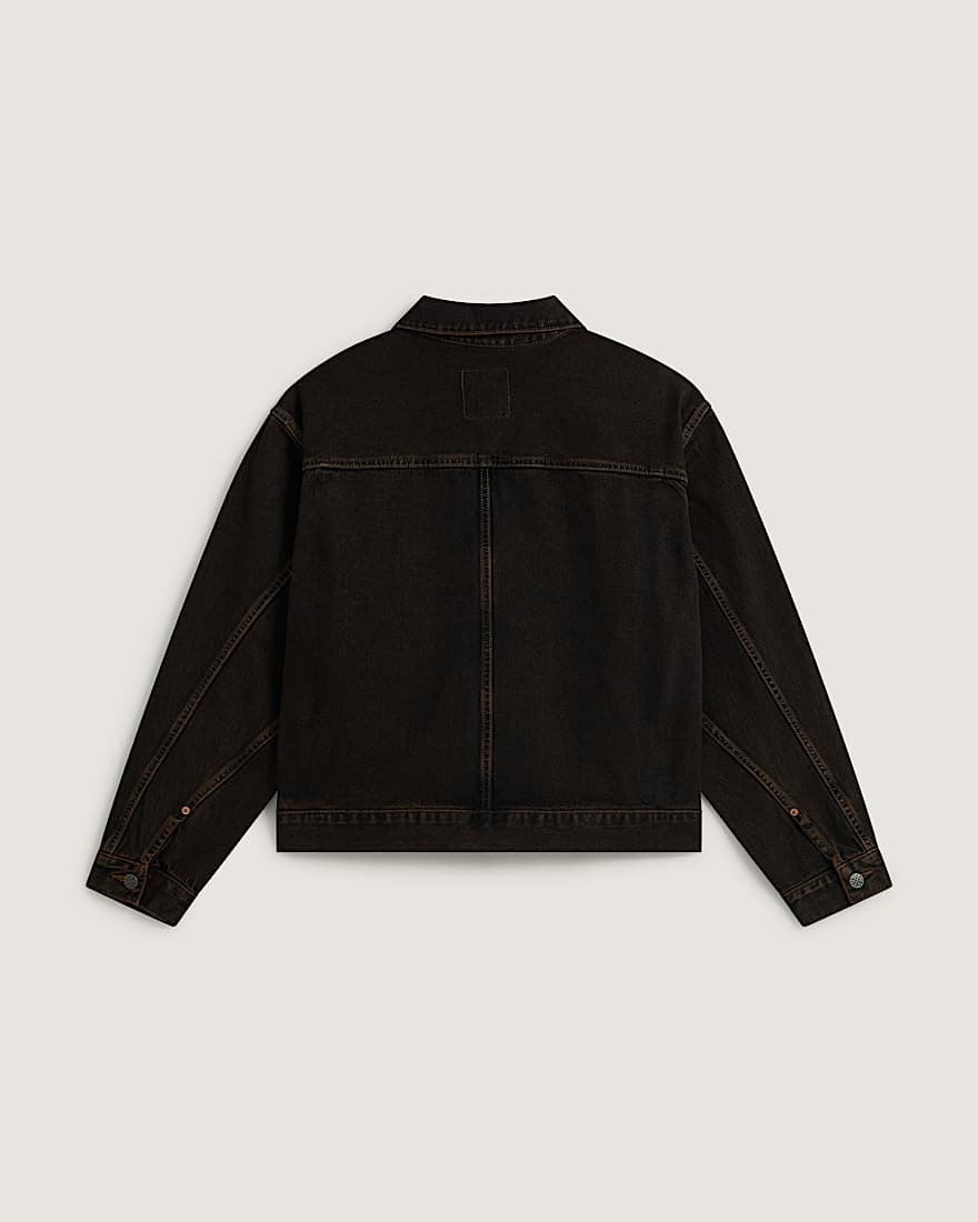 Check5 Denim Truckerjacke VANS Braun ALT1