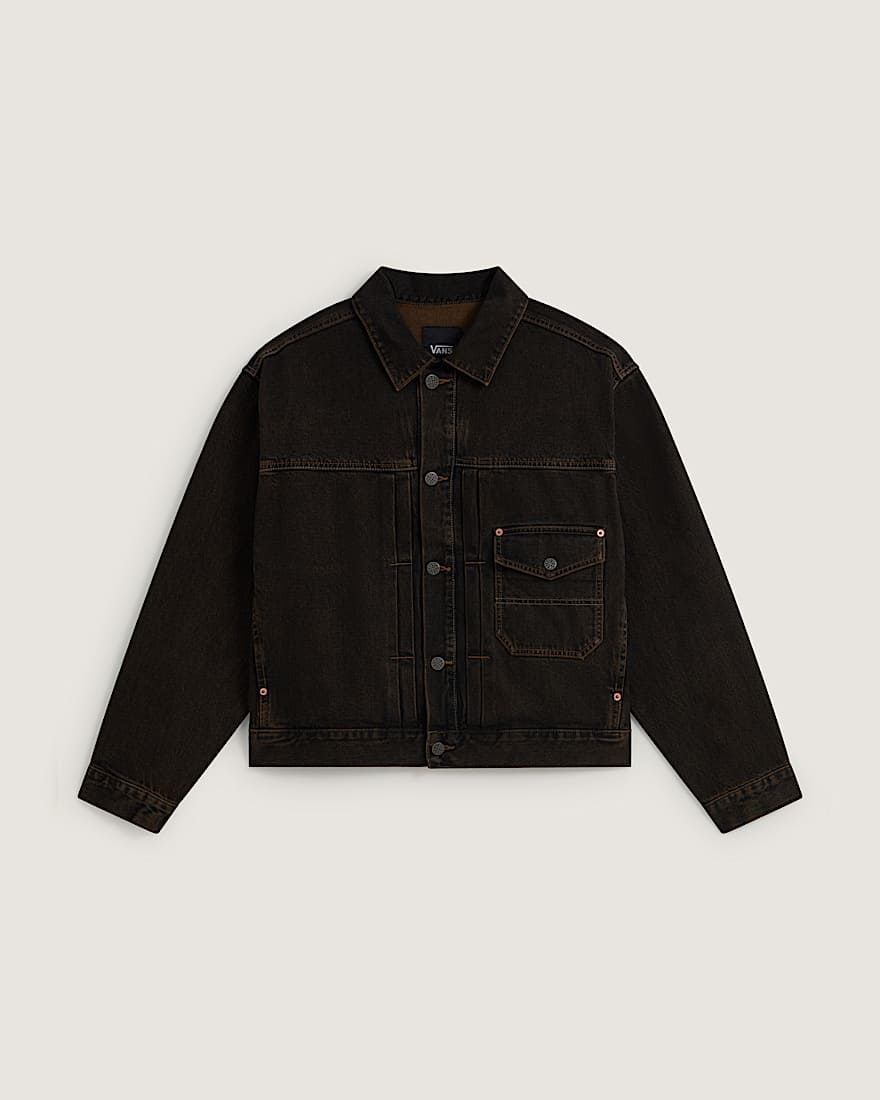 Check5 Denim Truckerjacke VANS Braun HERO