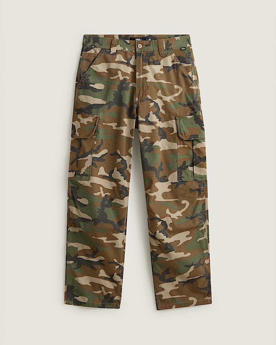Para Baggy AOP Cargo Pant Aluminum Camo VANS Grn HERO