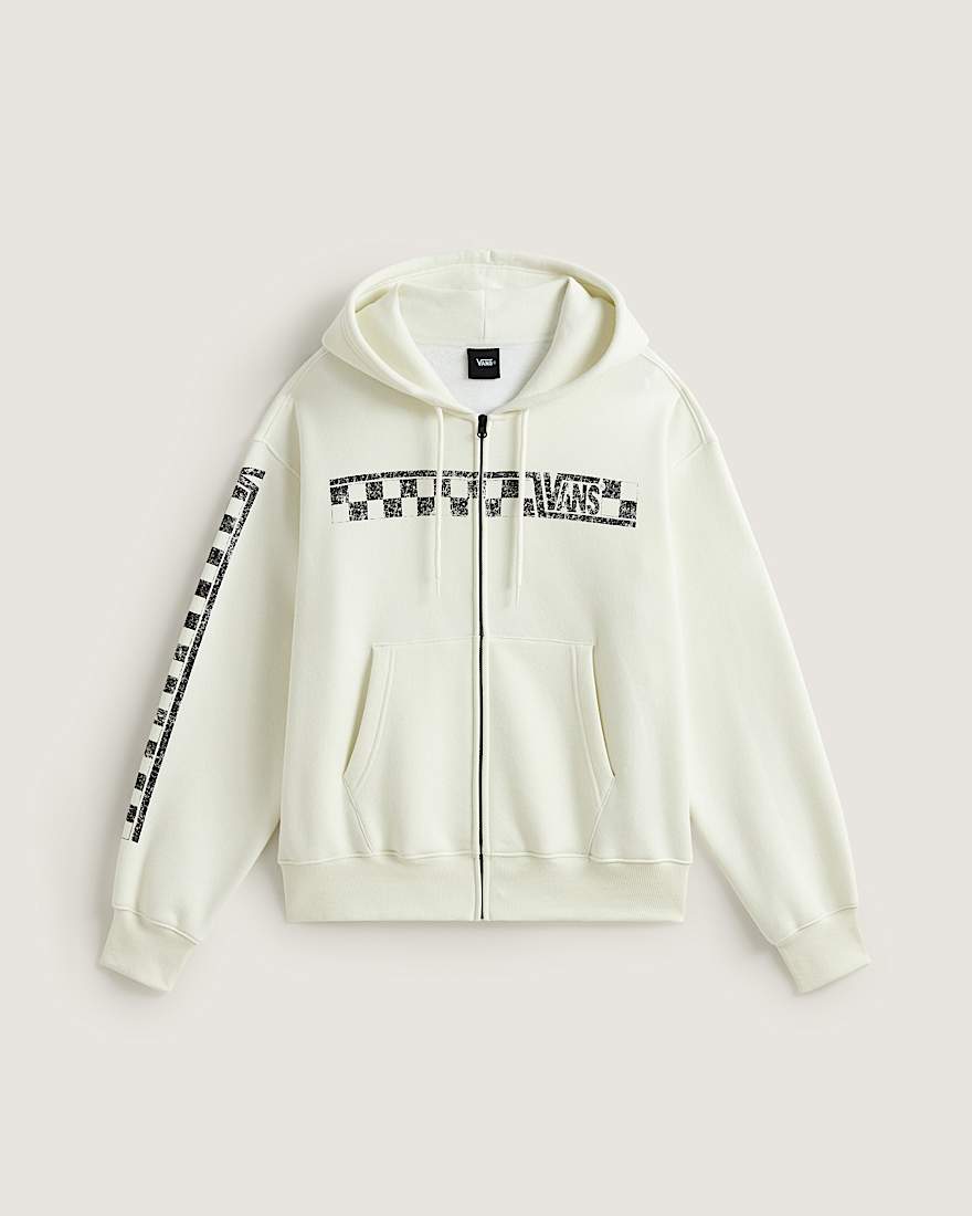 Vans Racing Full Hoodie mit Reiverschluss VANS Wei HERO