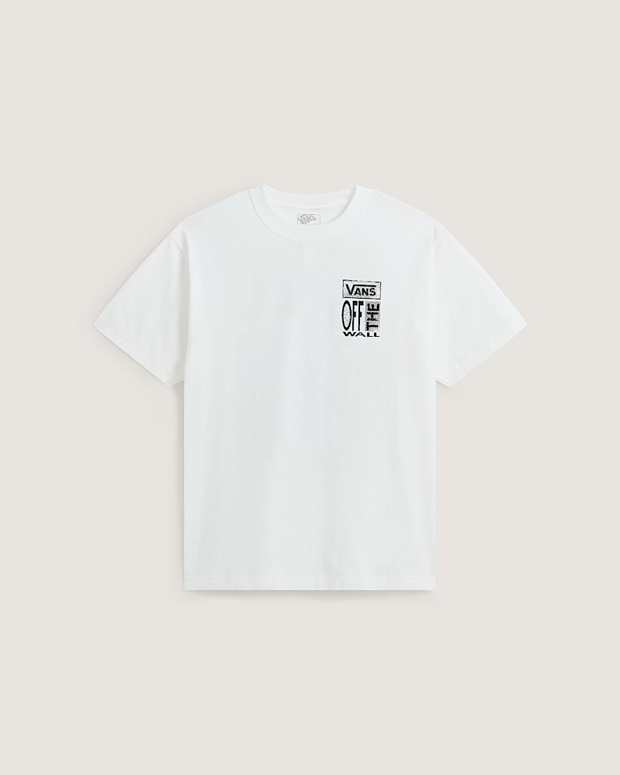 Cut and Paste SS Tee White VANS Wei HERO