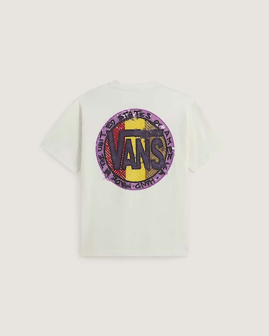 Blotched Circle SS Tee marshmallow VANS Wei ALT1