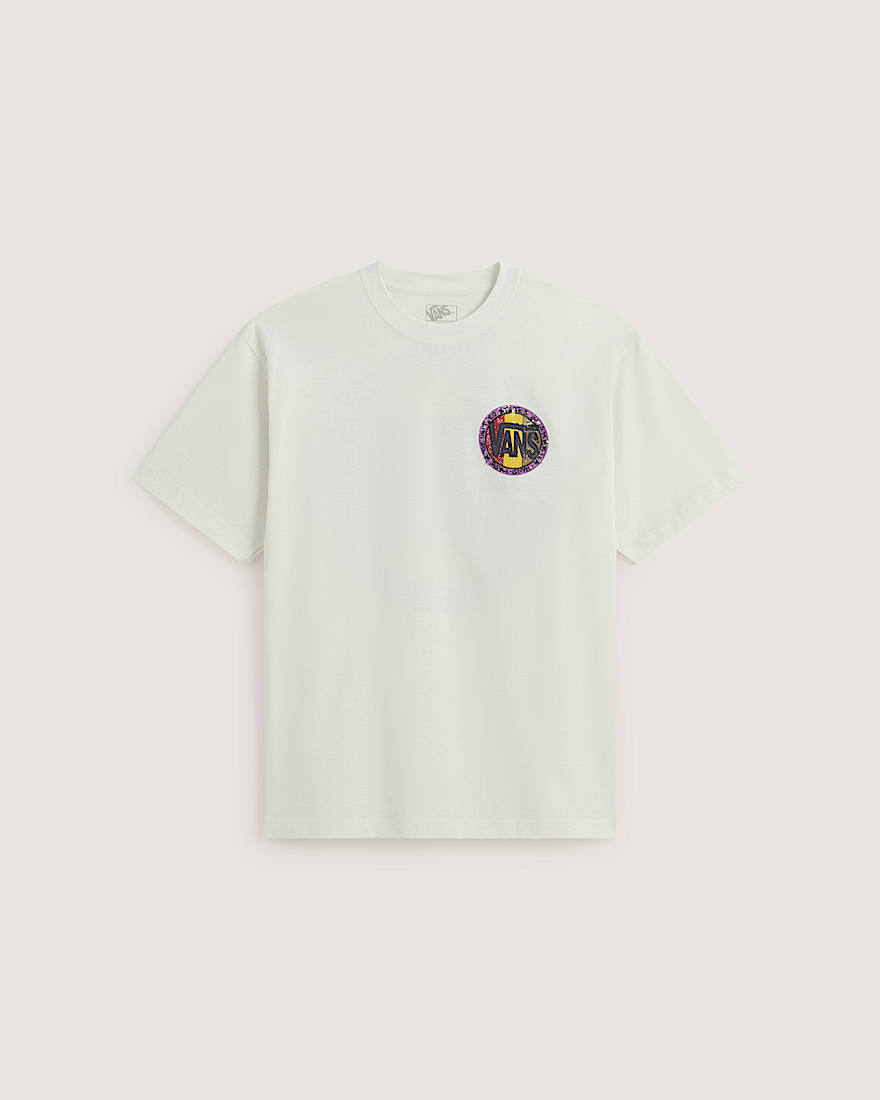 Blotched Circle SS Tee marshmallow VANS Wei HERO