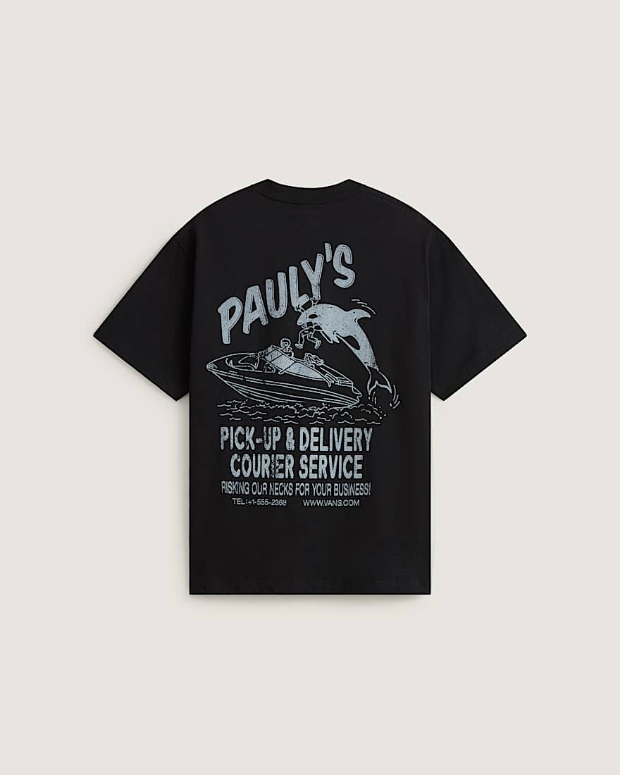 Paulys Delivery SS Tee Black VANS Schwarz ALT1