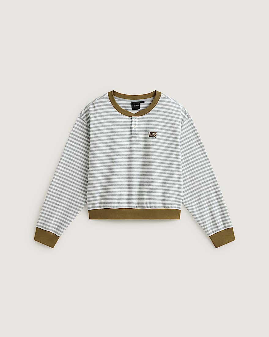 Molly Long Sleeve Henley VANS Grau HERO