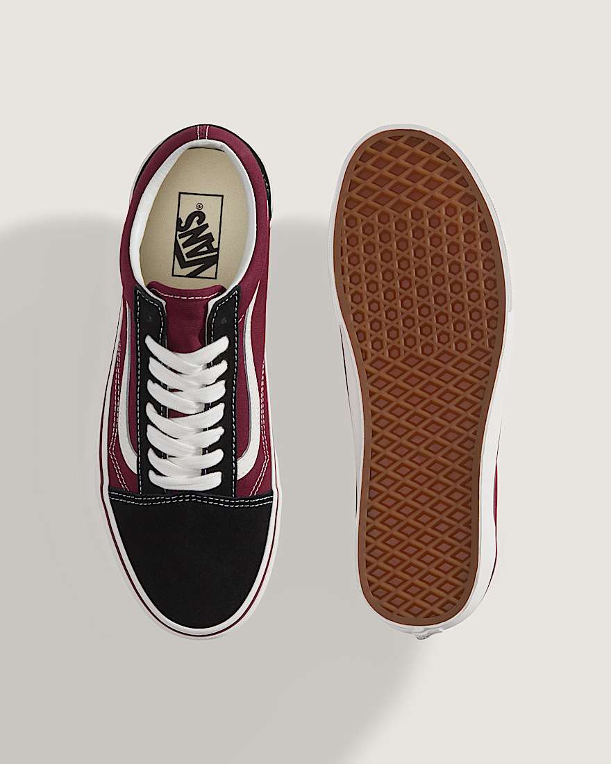 Old Skool Schuhe VANS RotSchwarz ALT2