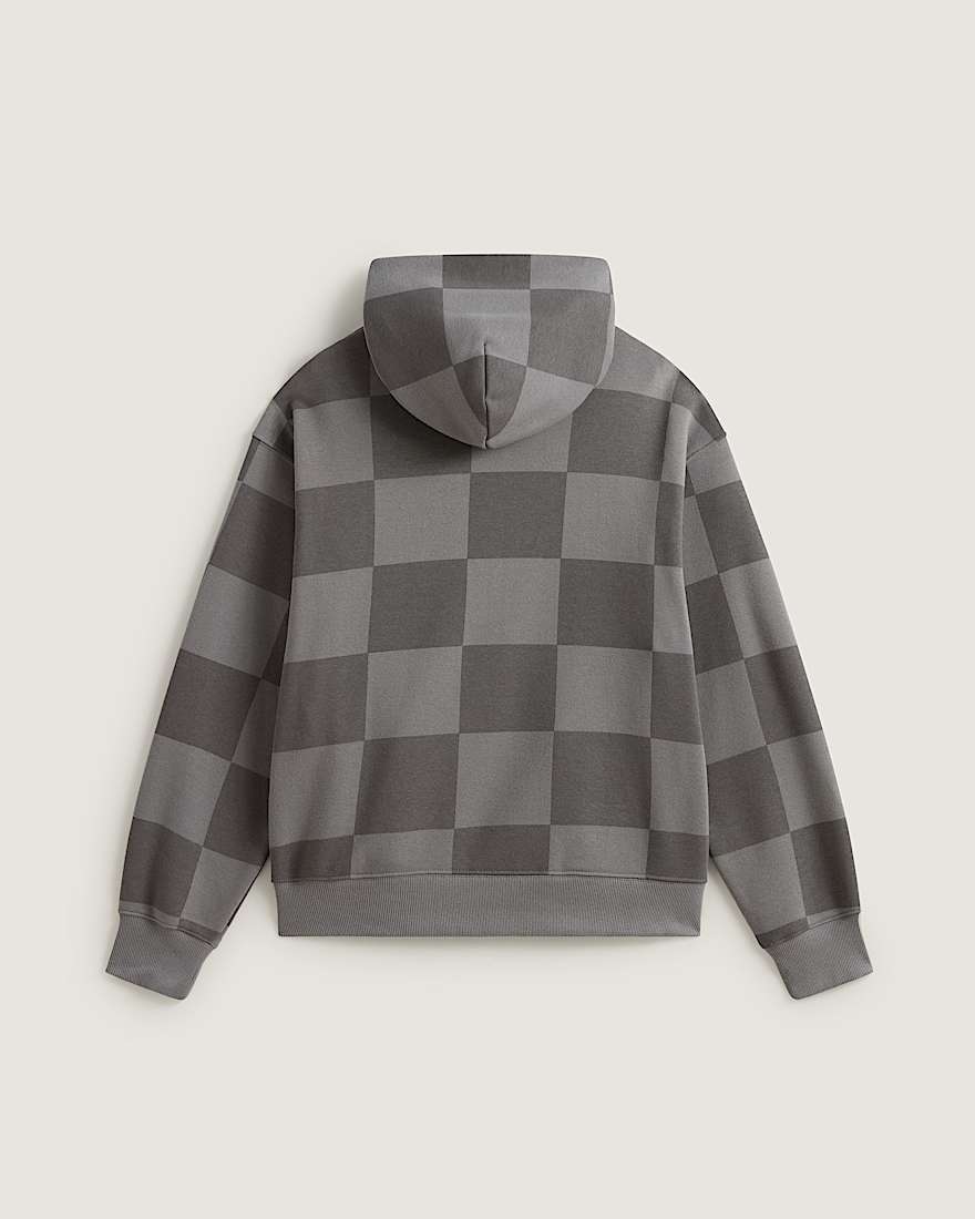 Stretch Logo Checkerboard Hoodie VANS Grau ALT1