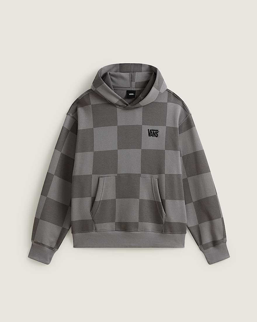 Stretch Logo Checkerboard Hoodie VANS Grau HERO