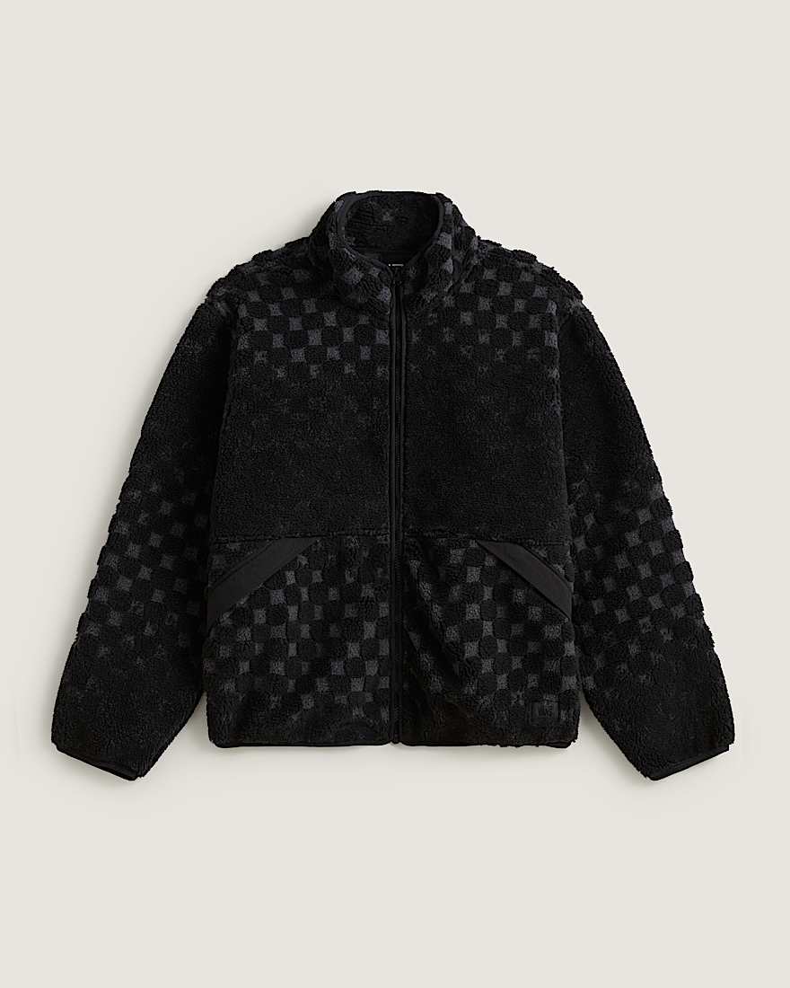 Nights High Pile Jacket Black VANS Schwarz HERO