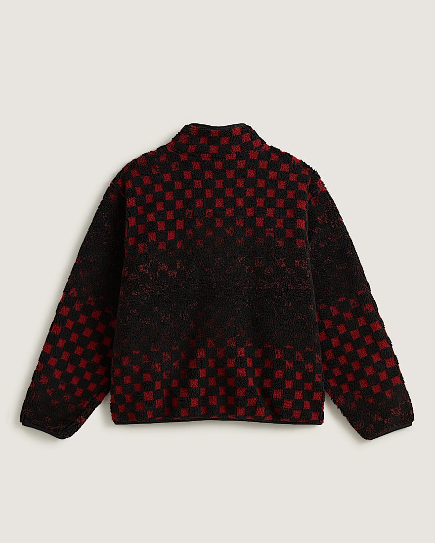 Nights High Pile Jacket Poppy Ember VANS Rot ALT1