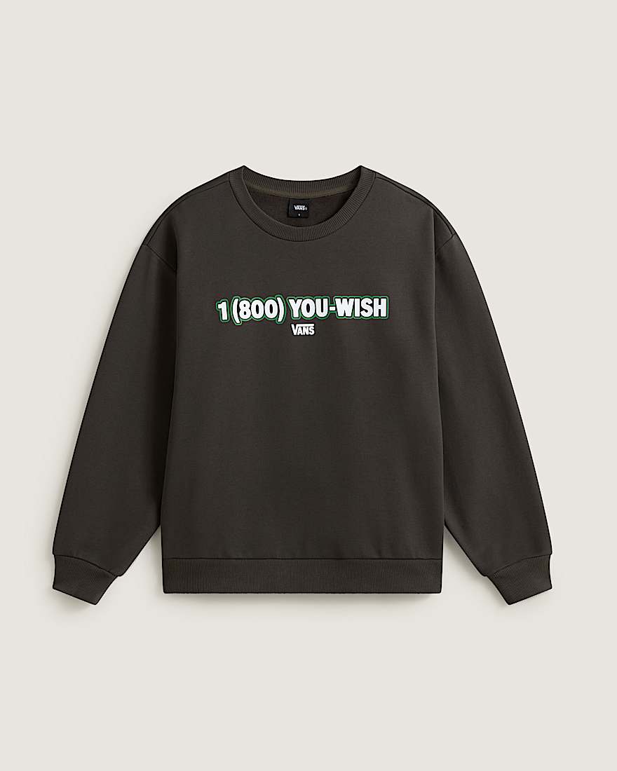 You Wish Crew Faded Black VANS Schwarz HERO