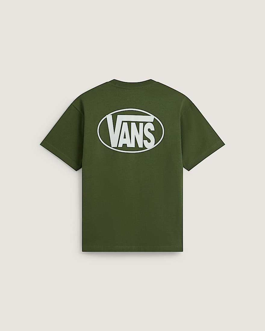 Oval Logo Loose SS Tee Green Balsam VANS Grn ALT1
