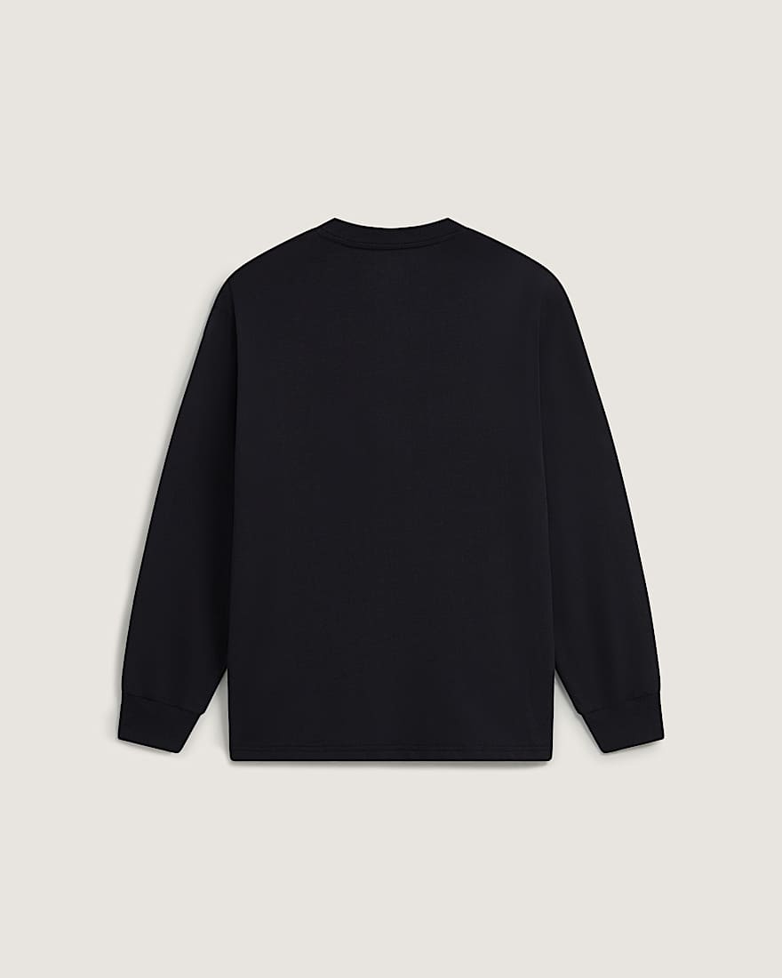 Lockeres LangarmTShirt mit Logo auf der linken Brust II VANS Schwarz ALT1