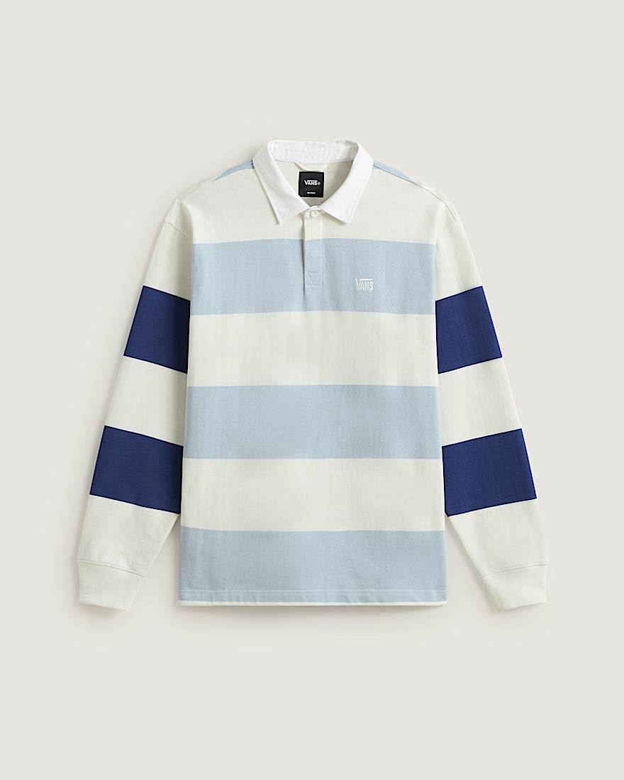 Ward Stripe Rugby Strickpullover VANS BlauWei HERO