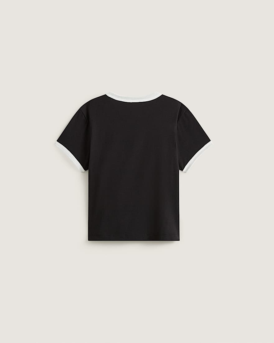 Places I Wish To Go Ringer SS Tee Black VANS Schwarz ALT1