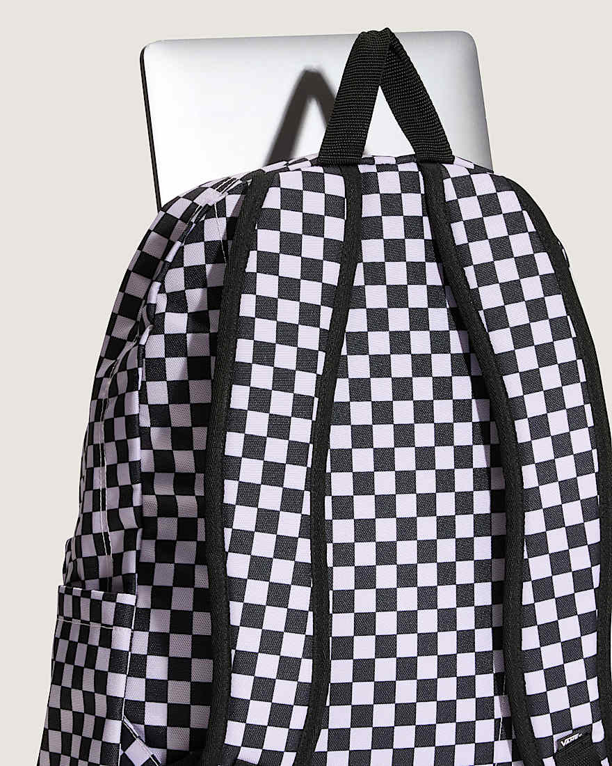Old Skool Checkerboard Rucksack VANS Rosa ALT4