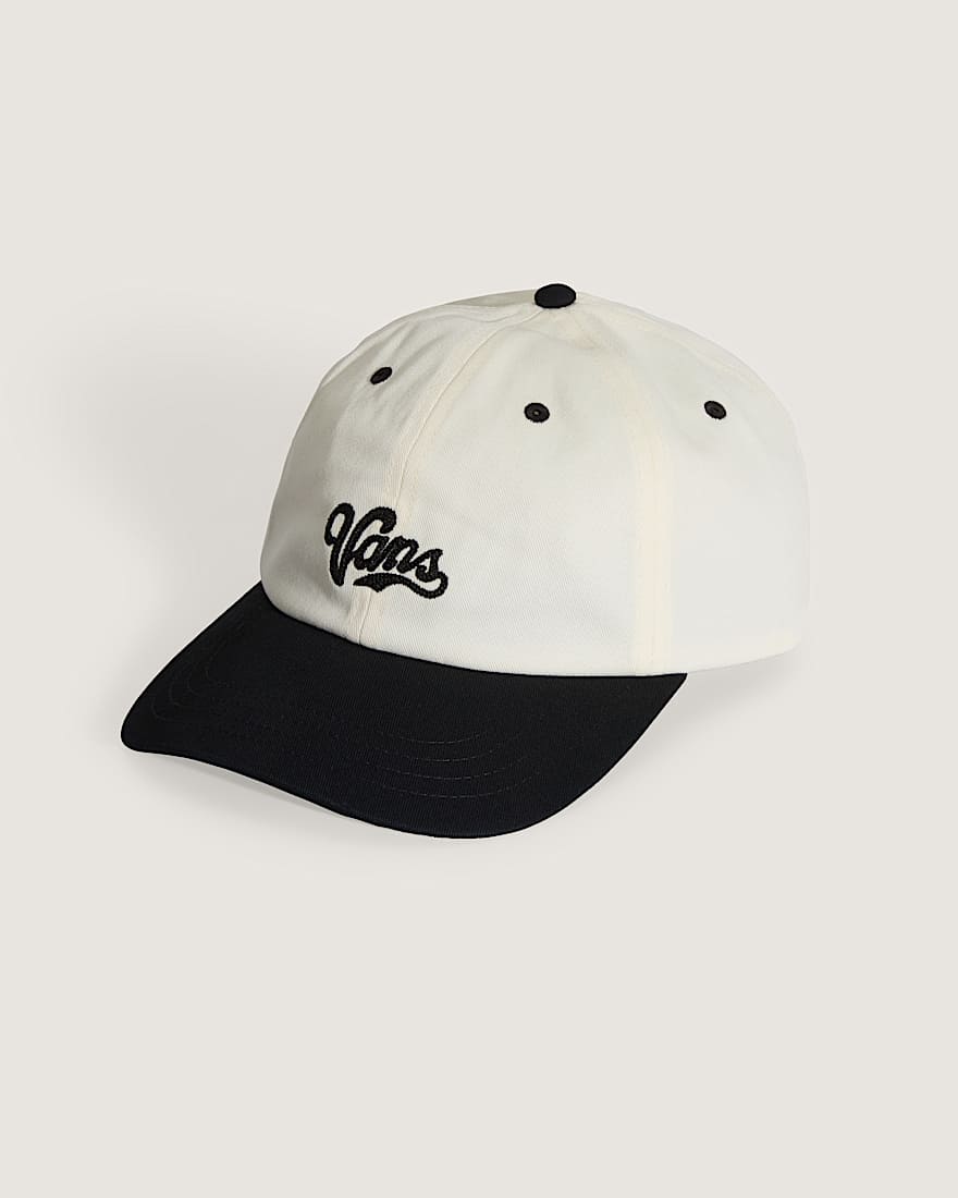 Lefty Script Curved Bill Jockey Black VANS Schwarz HERO