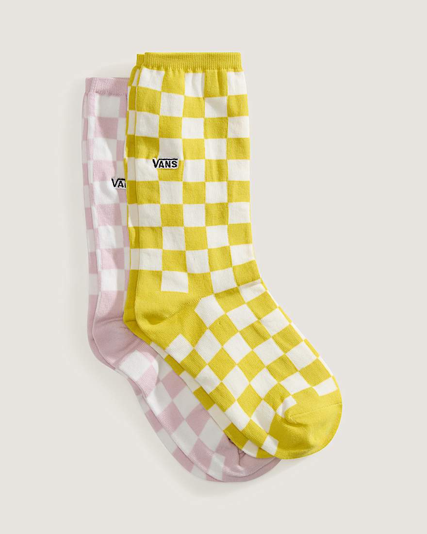 Kinder Ticker Crew Socken 2 Paar VANS Gelb ALT1