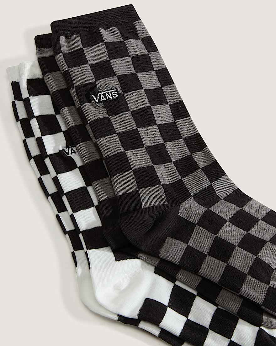 Kinder Ticker Crew Socken 2 Paar VANS Schwarz ALT2