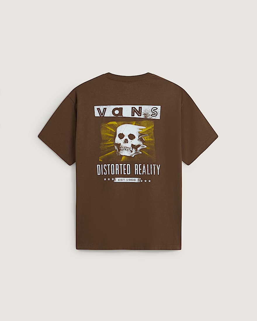 Distorted Reality SS Tee Vintage Cocoa VANS Braun ALT1