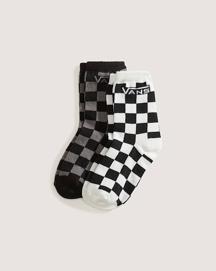 Kinder Ticker Crew Socken 2 Paar VANS Schwarz HERO