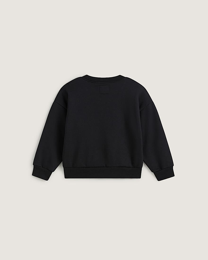 Kinder StretchSweatshirt mit Rundhalsausschnitt und Logo 814 Jahre VANS Schwarz ALT1