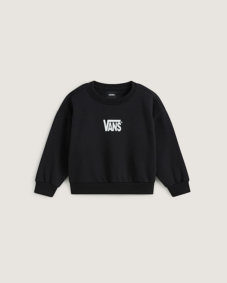 Kinder StretchSweatshirt mit Rundhalsausschnitt und Logo 814 Jahre VANS Schwarz HERO