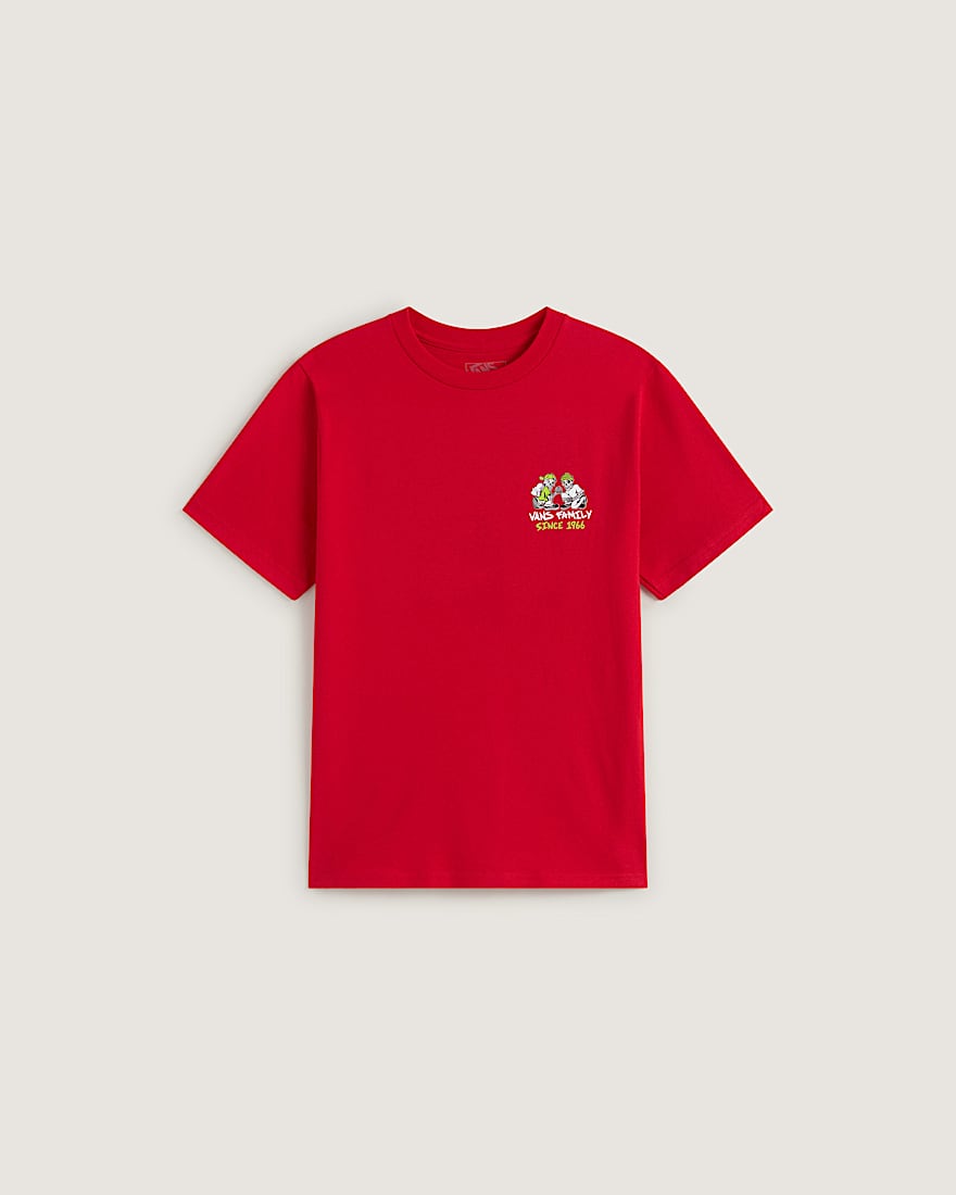 Kids Checker Bros TShirt 814 Jahre VANS Rot HERO