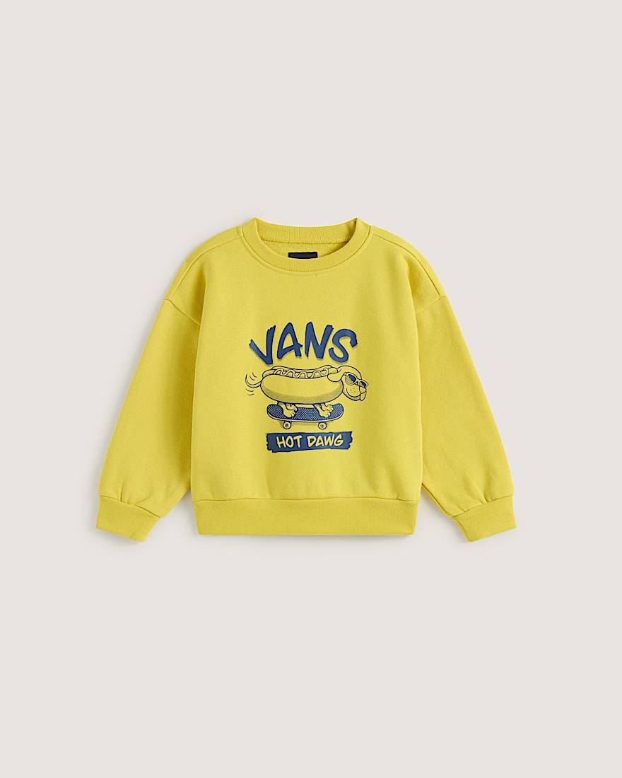 Hot Dawg RundhalsSweatshirt fr kleine Kinder 28 Jahre VANS Gelb HERO