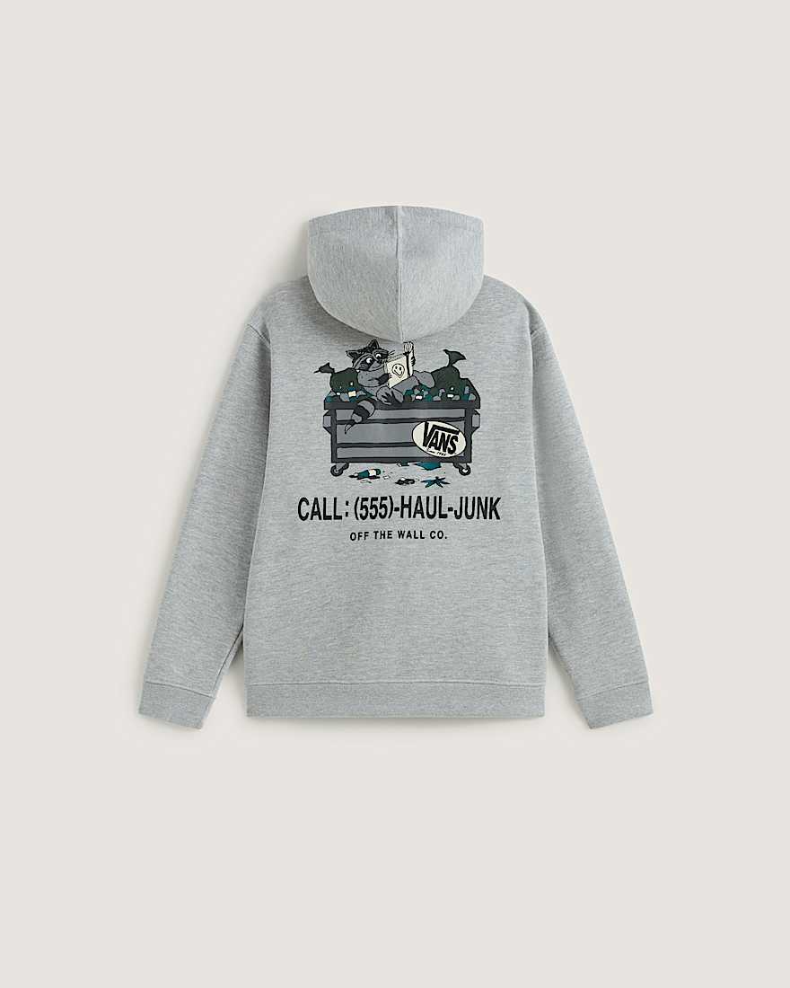 Dumpster Raccoon Hoodie mit Reiverschluss fr Kinder 814 Jahre VANS Grau ALT1