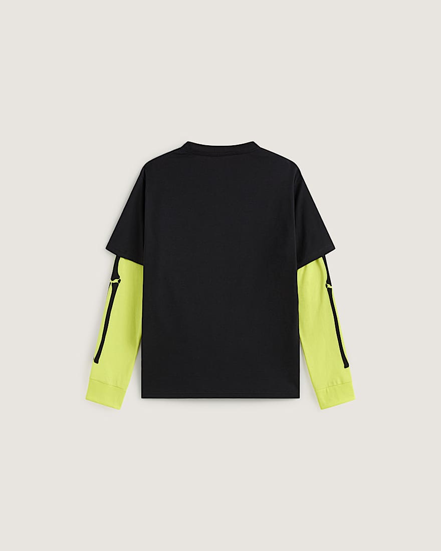 Kids Arm Bones Twofer Shirt 814 Jahre VANS Schwarz ALT1