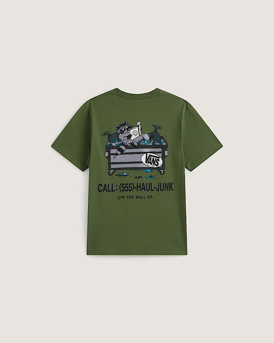 Dumpster Raccoon TShirt fr Kinder 814 Jahre VANS Grn ALT1