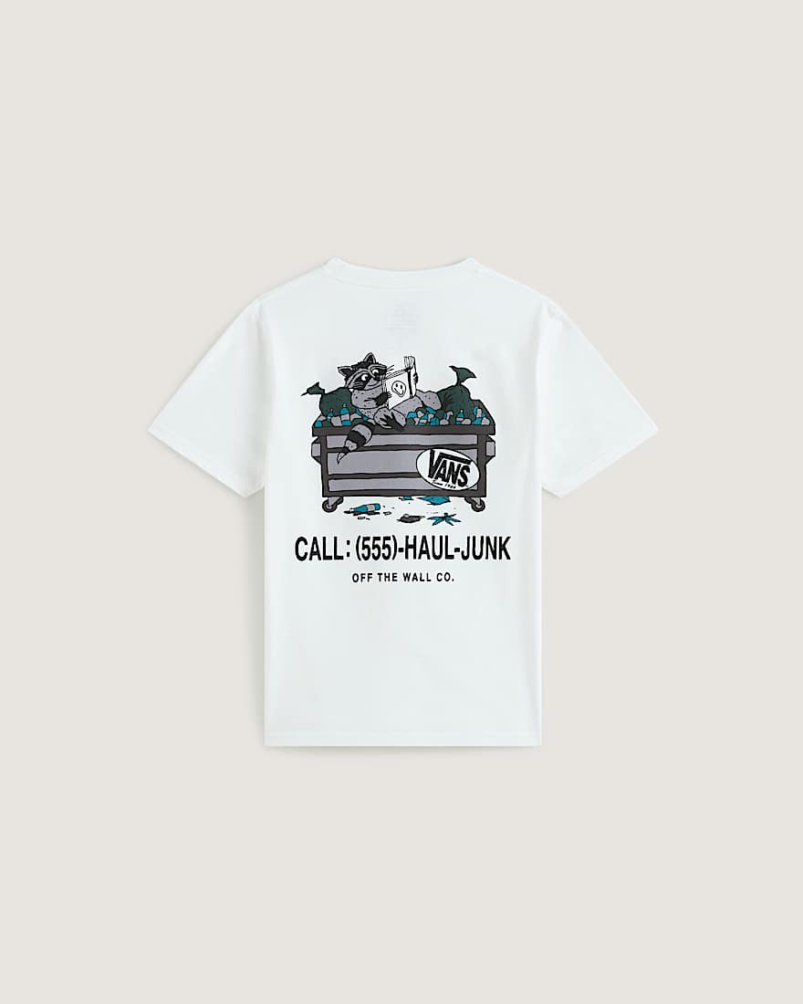 Dumpster Raccoon TShirt fr Kinder 814 Jahre VANS Wei ALT1
