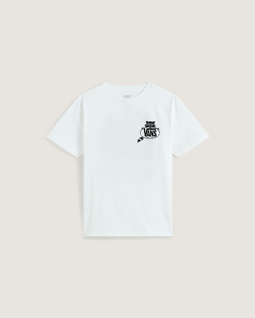 Dumpster Raccoon TShirt fr Kinder 814 Jahre VANS Wei HERO