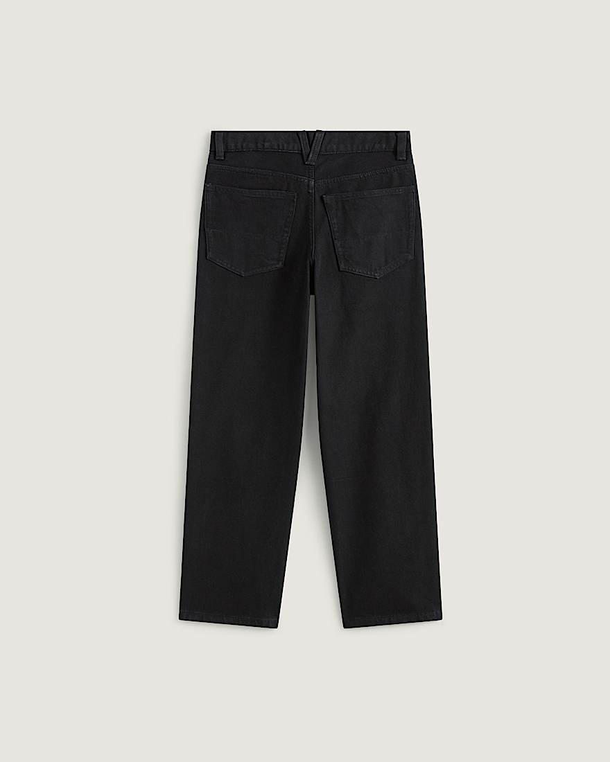 Kinder Check5 Loose Denim Hose 814 Jahre VANS Schwarz ALT1