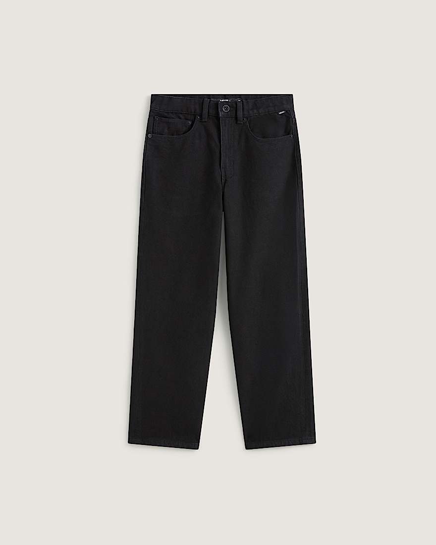 Kinder Check5 Loose Denim Hose 814 Jahre VANS Schwarz HERO