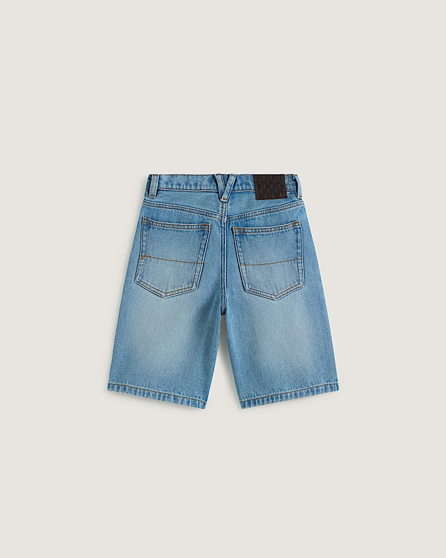Kinder Check5 Baggy DenimShorts 814 Jahre VANS Blau ALT1