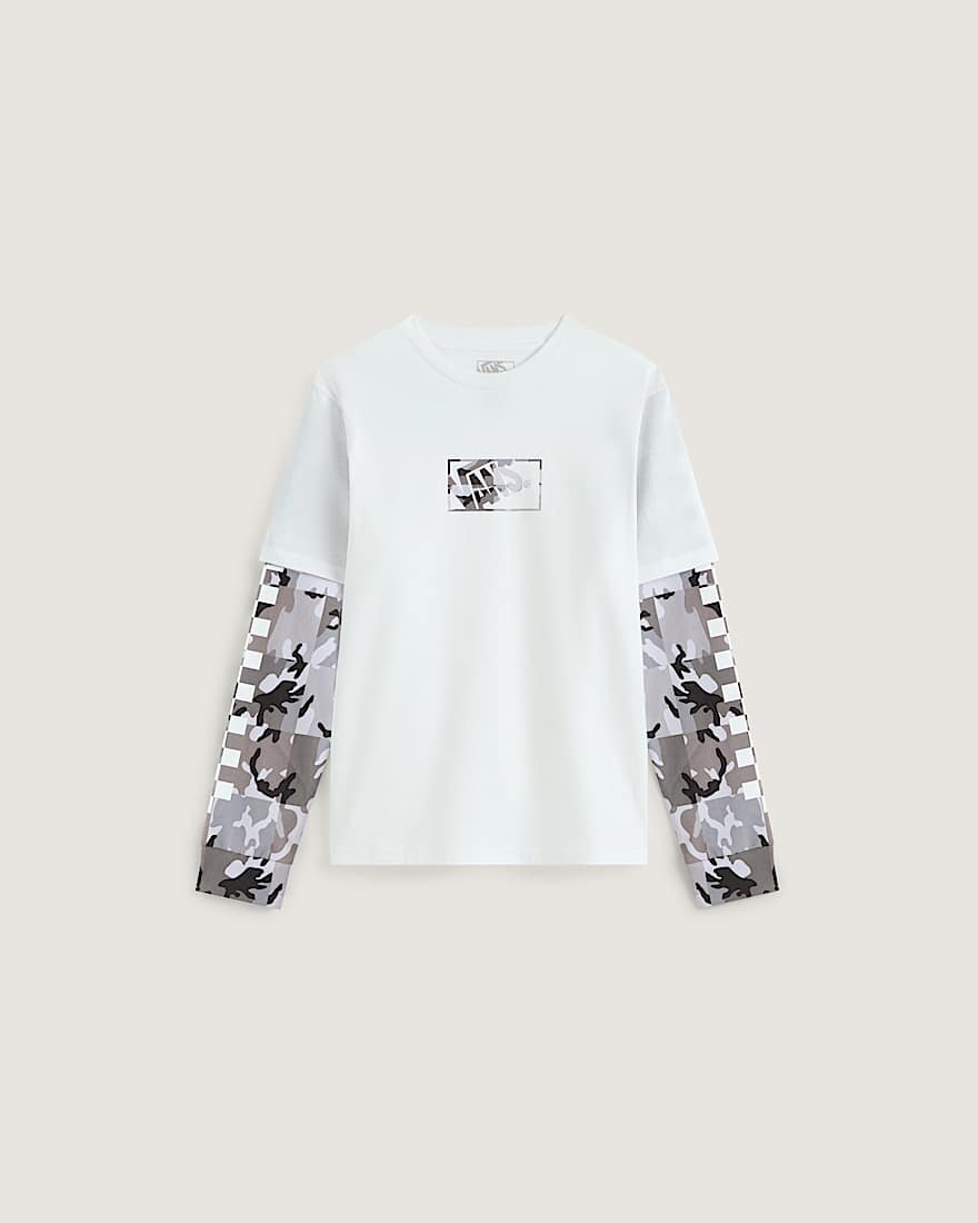 Kids Camo Twofer Hemd VANS Wei HERO
