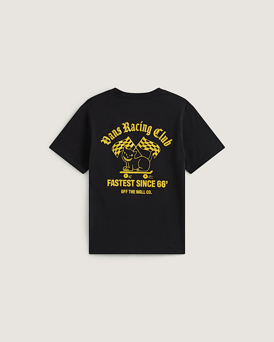 Kids Cat Club TShirt VANS Schwarz ALT1