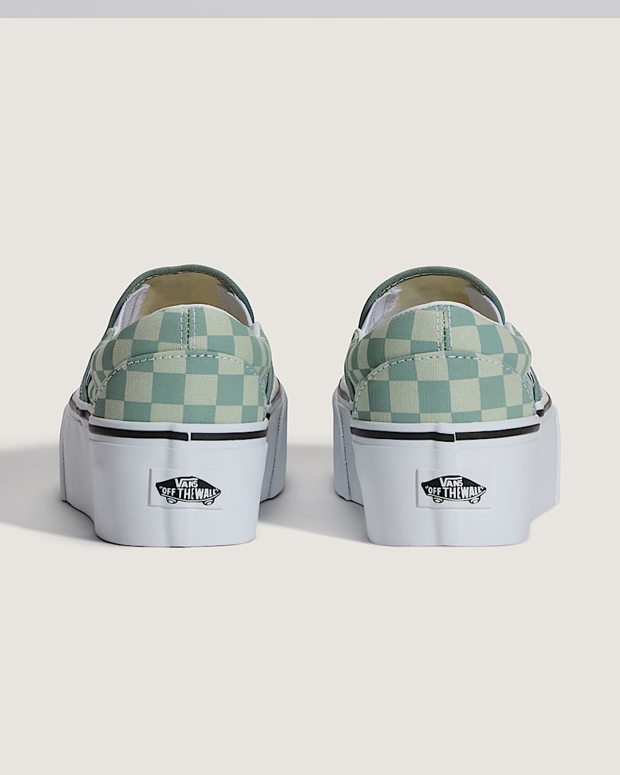 Classic SlipOn Plateauschuhe VANS Grn ALT3