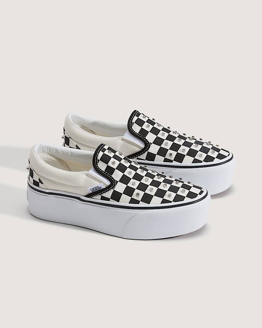 Jugendliche Classic SlipOn Plateauschuhe 814 Jahre VANS Schwarz ALT1