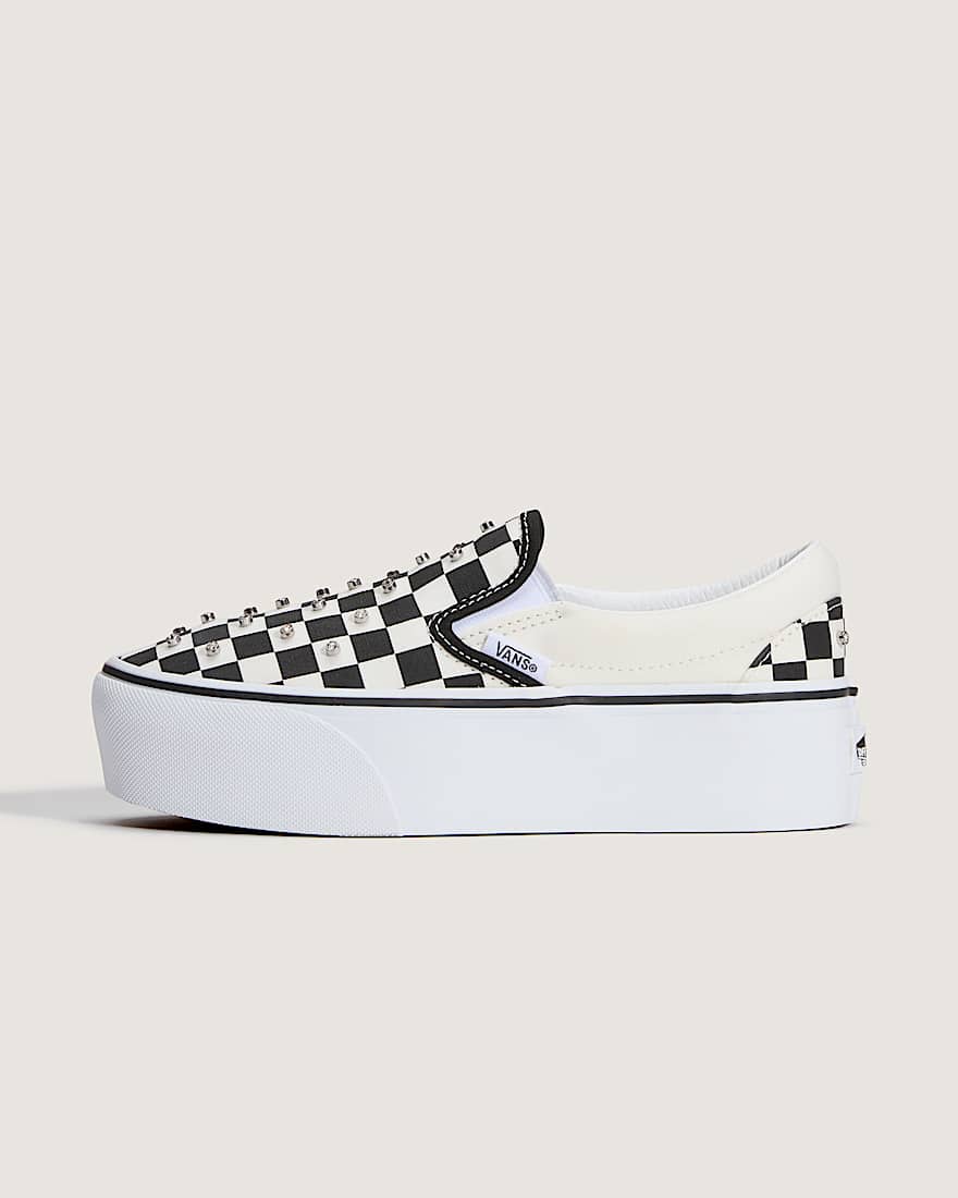 Jugendliche Classic SlipOn Plateauschuhe 814 Jahre VANS Schwarz HERO