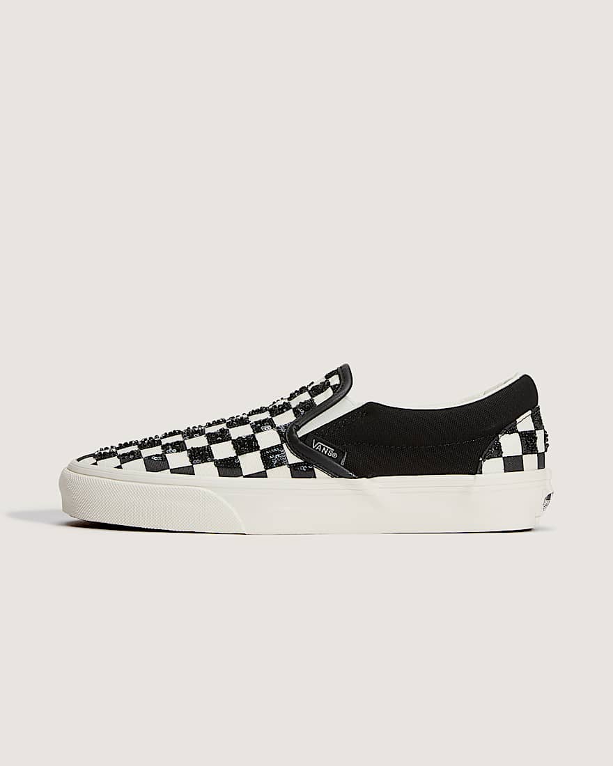 Classic SlipOn Schuhe VANS SchwarzWei HERO