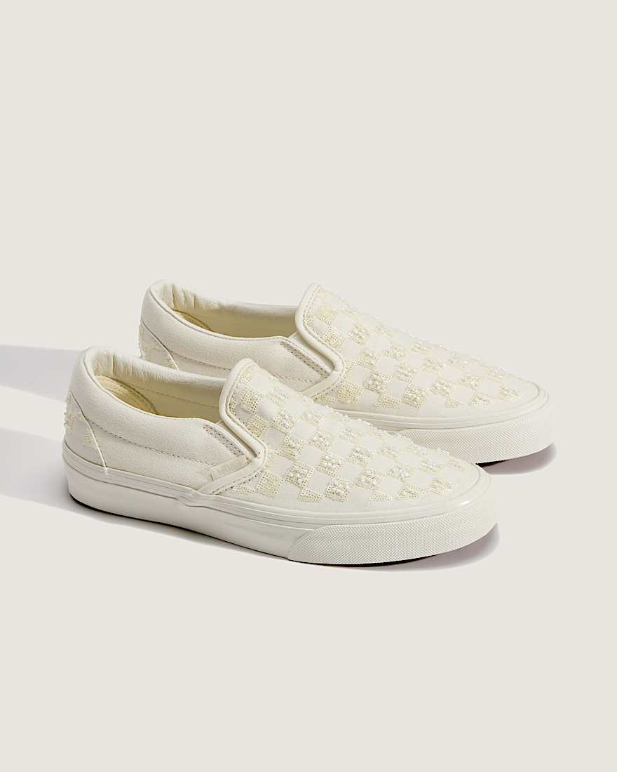 Classic SlipOn Schuhe VANS Wei ALT1