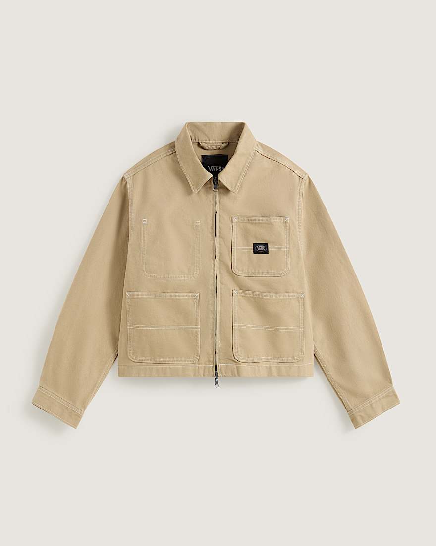 Emily Boxy Work Wear Jacke VANS Beige HERO