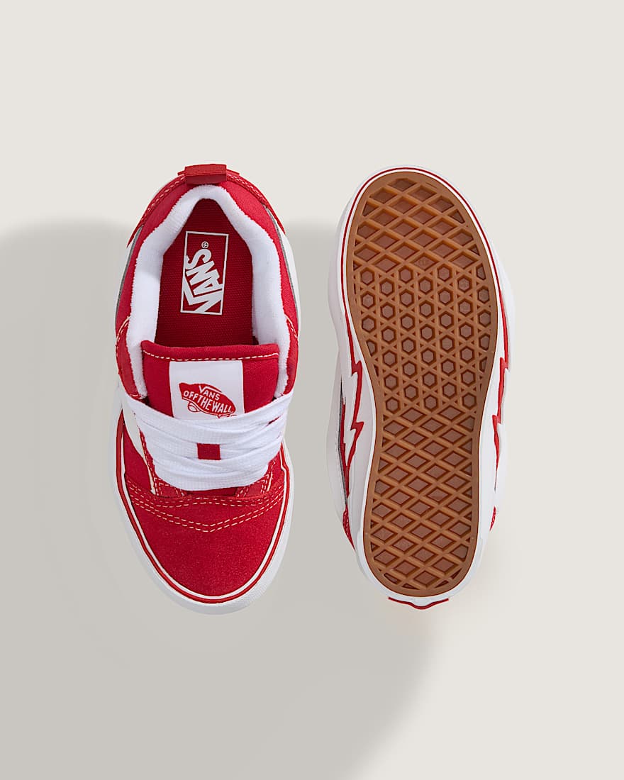 Kleine Kinder Knu Skool Schuhe 48 Jahre VANS Rot ALT2