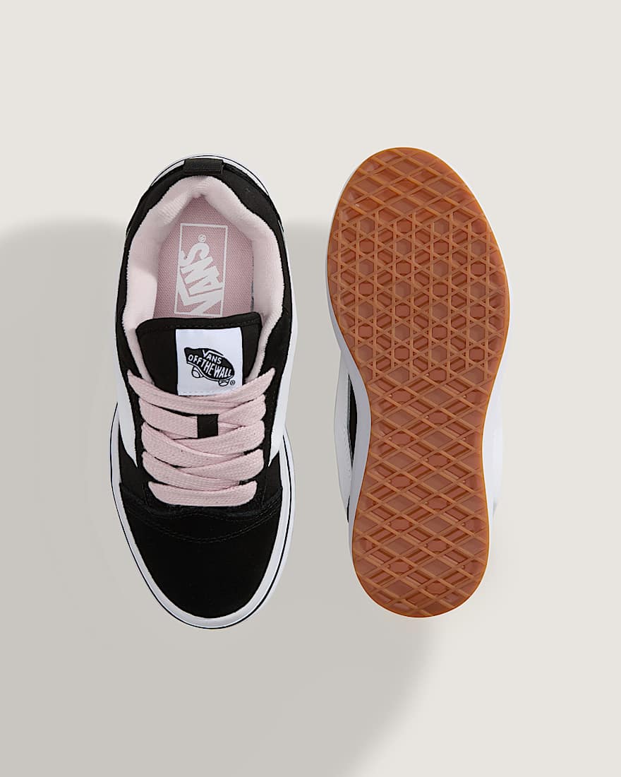 Jugendliche Knu Skool Platform Lite Schuhe 814 Jahre VANS SchwarzRosa ALT2